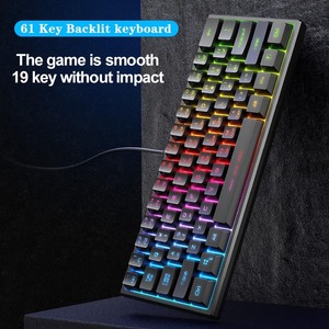 Hot-Selling FV-61 Mechanical Wired <b>Gaming</b> Keyboard - Glowing Portable for Computers FV-61 <b>Gaming</b> Keyboard FV-61 <b>Gaming</b> Keyboard - Product Image 2
