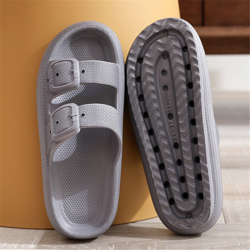 New Thick Platform Bathroom Home Slippers Women Men Eva Outdoor Slides Sandals
