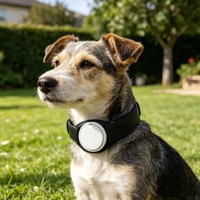 Traceur GPS pour animaux de compagnie OEM, localisateur intelligent pour animaux, sans frais d'abonnement mensuel, collier anti-perte pour chiens de taille moyenne et grande