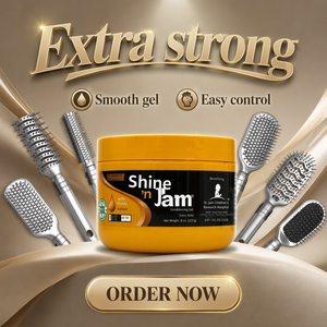 Shine Jam Gel Coiffant Hydratant et Conditionnant à Tenue Forte 16 oz pour <span class=keywords><strong>Dreadlocks</strong></span> et Tresses - Texturisant et Lissant - Vente en Gros pour Coiffure - Product Image 2
