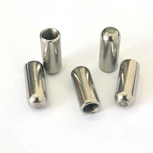 Welded Round Nuts <b>Pins</b> Cylindrical M4 M16 Grade A Q235 Steel White Zinc For Communication Equipment - Product Image 4