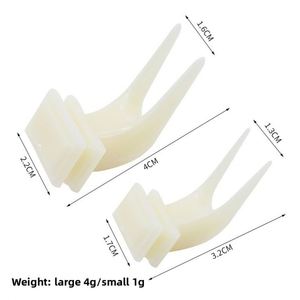 Fourchettes à fruits et légumes pour oiseaux, accessoires pour petits oiseaux et perroquets, support alimentaire de forme ronde avec fente pour carte, fournitures pour cage à oiseaux - Product Image 4