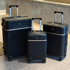 กระเป๋าเดินทางกันขโมยคุณภาพสูง ขนาด 20 นิ้ว รุ่นใหม่สำหรับสาวๆ วัสดุ PC แข็งแรง ทนทาน ขนาด 24 28 นิ้ว ดีไซน์เรียบหรูสำหรับการเดินทาง - Product Image 1