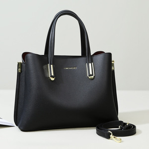 Sac à main élégant pour femmes, aspect cuir souple, grande capacité, sac fourre-tout polyvalent, sac quotidien - Product Image 3