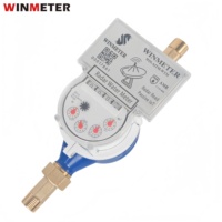 Medidor de Agua Inteligente IP68 DN15/DN20 AMR Pasivo con Radar IoT, Lectura Remota sin Batería, de Plástico/Hierro Fundido/Acero Inoxidable/Latón