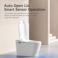 Bidet WC automatique sur pied personnalisé avec siège enfant, nettoyage à l'eau chaude et télécommande