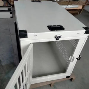 <span class=keywords><strong>Cage</strong></span> à chien en aluminium USMILEPET, pliable, durable, pour concours canins, voyages, sauvetage d'animaux, maisons pour animaux, emballée dans une boîte - Product Image 1