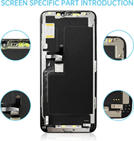 Vente flash : Écran LCD de remplacement pour iPhone 11 Pro Max, écran tactile, pièces de réparation de téléphone portable avec toucher fluide