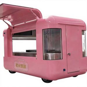 Remolque de Comida Pequeño de Acero Inoxidable con Cocina Completa para Dulces y Papas Fritas, Ideal para Catering al Aire Libre y Aventuras de Comida Callejera - Product Image 1