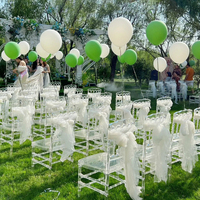 Chaises Transparentes Napoléon pour Événements, Banquets, Mariages, Fêtes en Acrylique – Vente en Gros