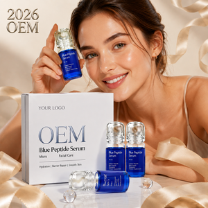Suero Facial de Péptidos de Cobre OEM ODM 10ml, Esencia Hidratante y Humectante con Péptidos Azules, Cuidado de la Piel, Logotipo Personalizado, Marca Privada de Fábrica - Product Image 5
