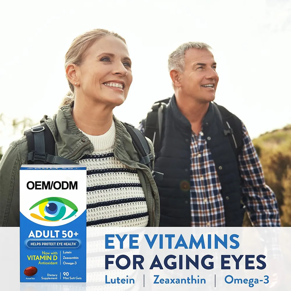 Lutein Softgels, mắt sức khỏe vitamin khoáng chất bổ sung, không biến đổi gen Gluten miễn phí khô mắt tầm nhìn sức khỏe hỗ trợ cho người lớn