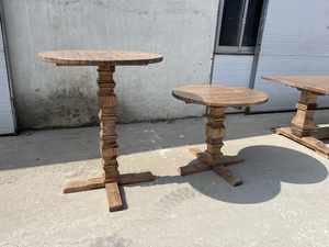 طاولة لمأدبة زفاف ريفية ريفية عتيقة من الكرم خشب الصنوبر - Product Image 5