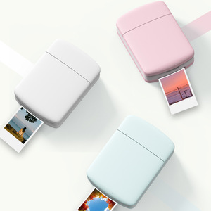 Portable Color Photo Printer Wireless Mobile Connect High Definition <b>Pocket</b> Size For Outdoor Camping Use - Product Image 3