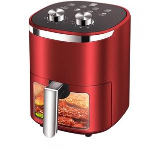 Friteuse électrique moderne saine à faible teneur en matière grasse avec fenêtre visible en plastique sans huile forme carrée manuelle pour la maison utilisation extérieure de garage - Product Image 4