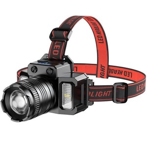 Linterna Frontal LED Recargable Niaconn TD-008, Impermeable IP65, de Iones de Litio, Regulable, Ligera, 3 Modos, COB, Correa de Plástico, para Exteriores - Product Image 1