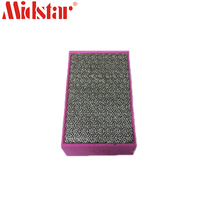 Diamant résine main papier abrasif tampons de polissage pour le granit de marbre en verre céramique