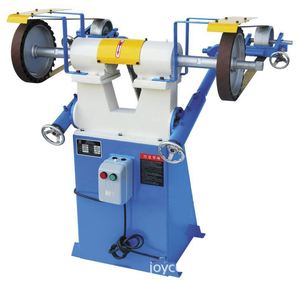 Ponceuse à deux postes en acier inoxydable avec poignée en aluminium, ponceuse à bande, ponceuse pour le travail du bois - Product Image 1
