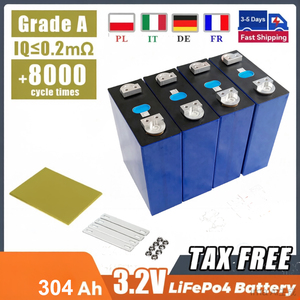 Batería de iones de litio prismática LiFePO4 de grado A 3.2V 304Ah MB31 en stock en la UE, 8000 ciclos, para sistema de almacenamiento de energía solar DDP - Product Image 1