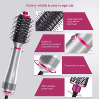 Secador de pelo Airstyler 4 en 1, secador de pelo de un paso, herramientas de estilismo profesional, cepillo de aire caliente para secar, rizar, alisar