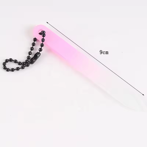 Lima de uñas de vidrieras Herramienta de uñas Lima abrasiva de doble cara Recorte Una tira de pulido de uñas todo para manicura - Product Image 2