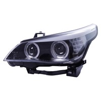 Phare avant BMW E60 LCI pour BMW Série 5 E60 2003-2010 520 523 525, ensemble de phares LED, Angel Eyes, projecteur bi-xénon