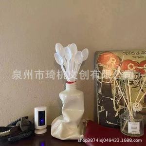 Creative Irregular Tabletop <b>Vase</b> Purple <b>Small</b> Red <b>Small</b> Yellow <b>Small</b> Orange Large Blue Large Pink Decorative Bottle Gift Item - Product Image 5