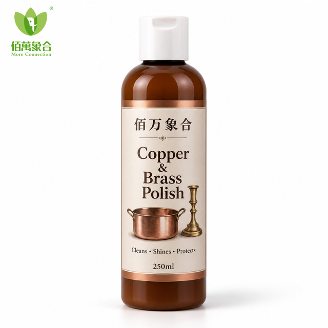 Copper & Brass Polish Non-Abrasive Tarnish Remover Metal Cleaner for Unlacquered Copper Brass
