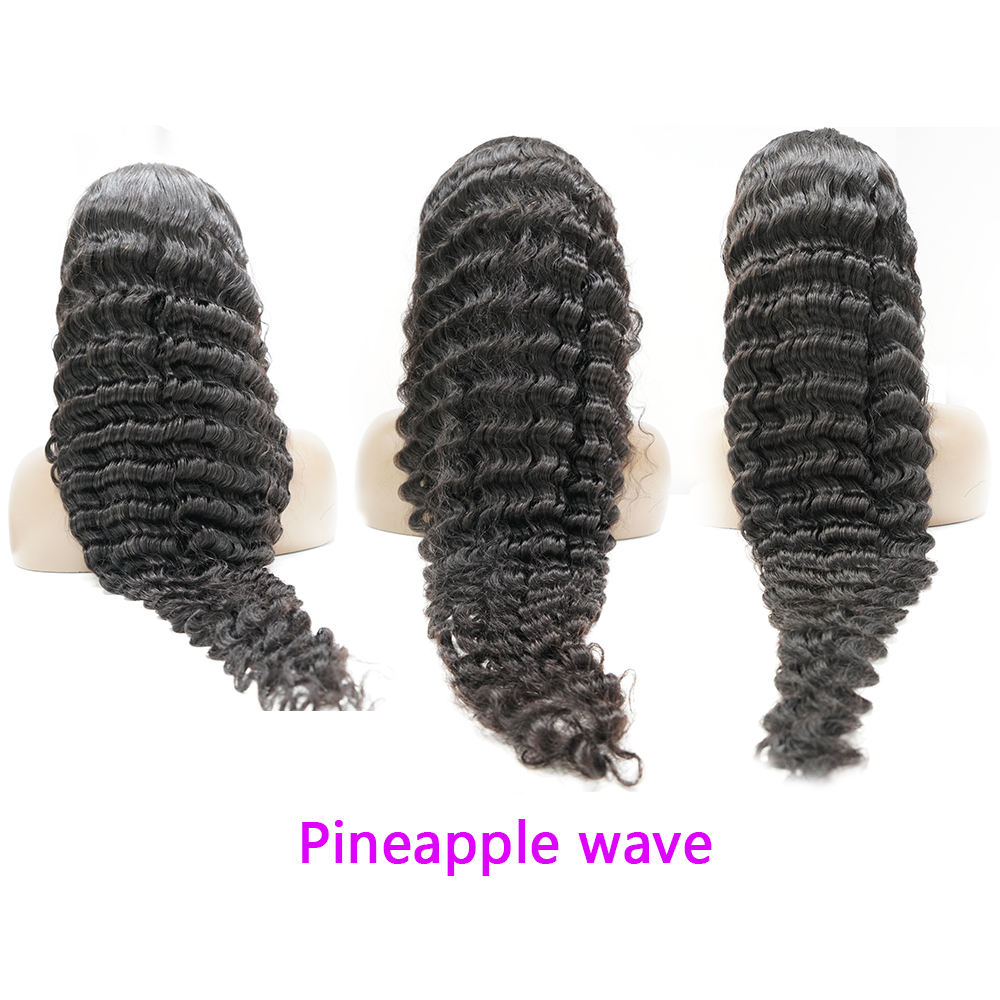 Perruque vague d'ananas