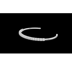 Pulsera de Cadena y Eslabones Minimalista de Oro con Diamantes Cultivados en Laboratorio de 14K y 18K, Diseño Elegante y Moderno, Regalo para Mujer - Product Image 3
