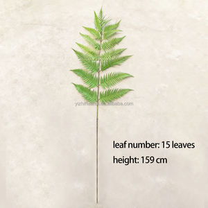 Vente en gros de feuilles de <span class=keywords><strong>fougère</strong></span> vertes artificielles Monstera feuilles de palmier pour la maison jardin aménagement paysager décoration végétale - Product Image 4