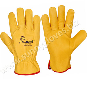 Cheap Sale Cowhide Men's Working <b>Driver</b> <b>Gloves</b> by Sunny <b>Gloves</b> - Product Image 6
