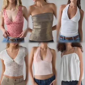 Déstockage Usine 2026 : Lots de Crop Tops Décontractés d'Été pour Femmes – Expédition Aléatoire du Stock - Product Image 1