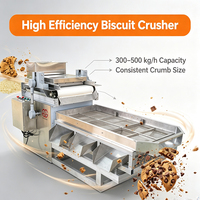 Machine industrielle électrique de broyage et de hachage de biscuits pour la production de dés et de farine de biscuits, pour usines de production de biscuits