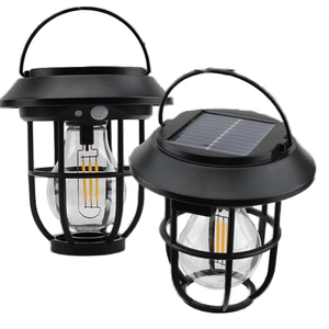 <span class=keywords><strong>Lampe</strong></span> solaire étanche pour décoration extérieure paysage, <span class=keywords><strong>lampe</strong></span> solaire suspendue, crochet de <span class=keywords><strong>berger</strong></span> LED, lampes de jardin de style rétro - Product Image 1