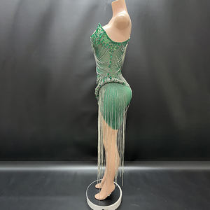 Novance Y2428 abbigliamento moda <span class=keywords><strong>donna</strong></span> 2024 da <span class=keywords><strong>donna</strong></span> <span class=keywords><strong>senza</strong></span> <span class=keywords><strong>maniche</strong></span> abito <span class=keywords><strong>senza</strong></span> schienale Sexy abito da Club con nappe per il compleanno - Product Image 2