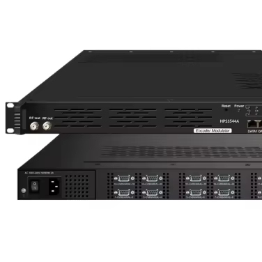 SDB0800K HONDAO 8/24-in-1 CATV Encoder Modulator with 8x MPEG-2 CVBS Inputs POE Fiber ASI+IP Output for Hotels & FTTH