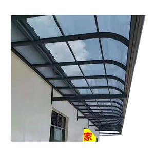 Tout nouvel <span class=keywords><strong>abri</strong></span> <span class=keywords><strong>de</strong></span> pluie moderne en alliage d'aluminium, associé à une couverture d'auvent <span class=keywords><strong>de</strong></span> jardin sur le toit en polycarbonate - Product Image 4