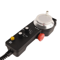 Générateur d'impulsions manuel CNC MPG, volant à main 25PPR 100PPR, encodeur incrémental 5V avec fils pour systèmes Fanuc Siemens GSK