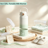 Chauffe-biberon portable sans fil pour bébé, design lavable, idéal pour les voyages