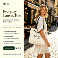 Sac fourre-tout en toile uni grande capacité réutilisable, sac de shopping à bandoulière, personnalisable avec logo et couleur pour usage quotidien, OEM ODM