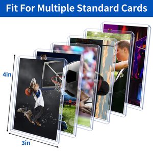 Étui de protection semi-rigide transparent en PVC avec logo personnalisé pour cartes à collectionner et gradées – 1 unité - Product Image 2