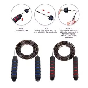 Corde à Sauter CHENGMO SPORTS Vitesse Réglable avec Roulement, Fil d'Acier Prix Usine pour Entraînement Personnel à Domicile ou en Salle de Sport - Product Image 3