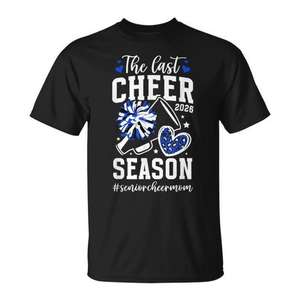 T-shirt pour maman de la équipe de cheerleading senior de la saison 2026 - The Last Cheer - Product Image 1