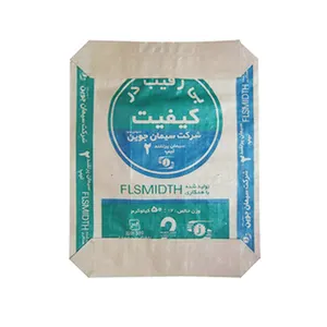 AD star PP woven Kraft paper 25kg 40kg 50kg cement valve bag price for cement plant