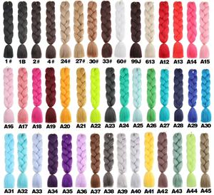Nhà Máy Bán Buôn 165G Bện Tóc Pre-Kéo Dài Tổng Hợp Bện 2 3 4 Tone Màu Crochet Bện Cho Phi Phần Mở Rộng Tóc - Product Image 6