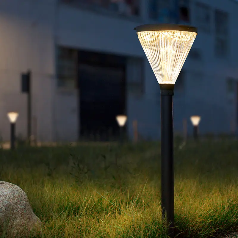 ديكور مسار العشب للمنزل بسعر المصنع للخارج مقاوم للماء CE لوحة ألمنيوم شمسي LED ضوء منظر طبيعي للحدائق