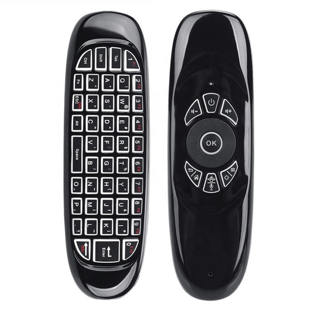 Universal Controller Backlight Air Mouse With Keyboard Remote Control C120 2.4G Air Mouse No Voice