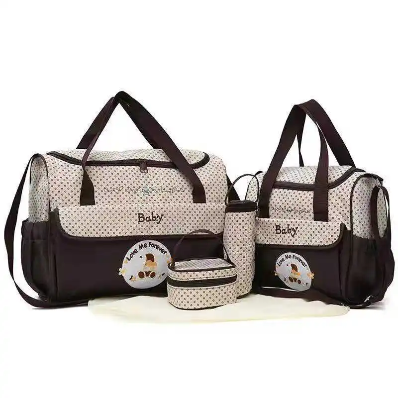 Multifunktionale große bunte Windel-Reisetasche für Mama und Papa Mami-Baby-Schultertasche für Jungen und Mädchen