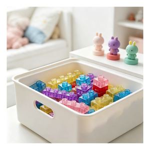 Cubos de Juego Seguros para Bebés, Transparentes, Suaves, Kit de Viaje, Apilables, para el Desarrollo de la Concentración y la Resolución de Problemas - Product Image 5